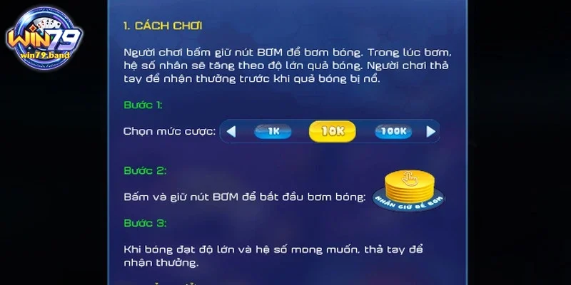 Cách chơi trong game bóng bay